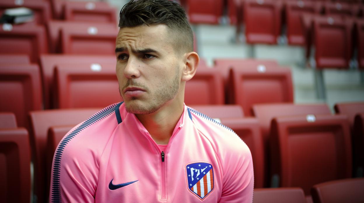 Lucas Hernández, en una entrevista para ABC