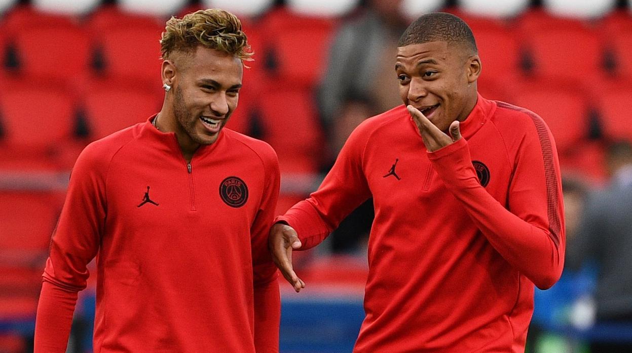 Neymar y Mbappé