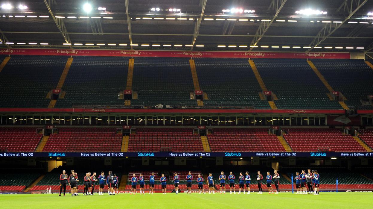 España, en el estadio donde jugará contra Gales