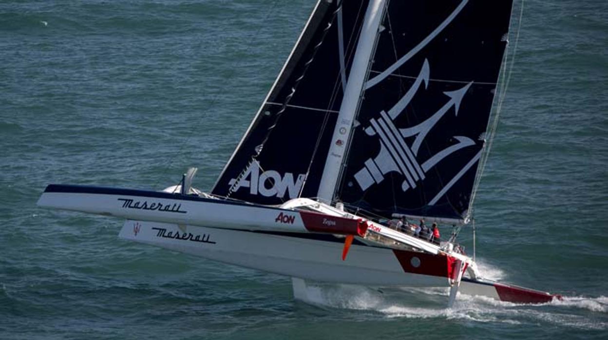 El «Maserati», de Giovanni Soldini participará en la Middle Sea Race