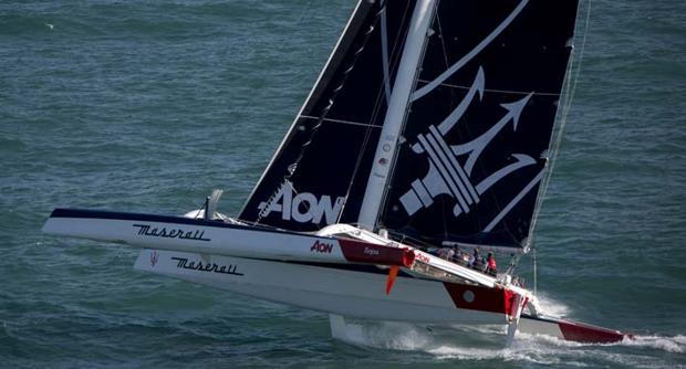 El «Maserati», de Giovanni Soldini participará en la Middle Sea Race