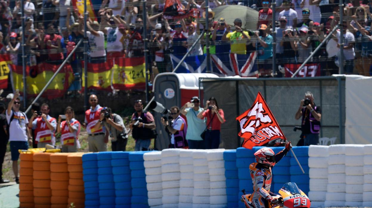 Marc Márquez, ganador del último Gran Premio de España de Motociclismo en Jerez.