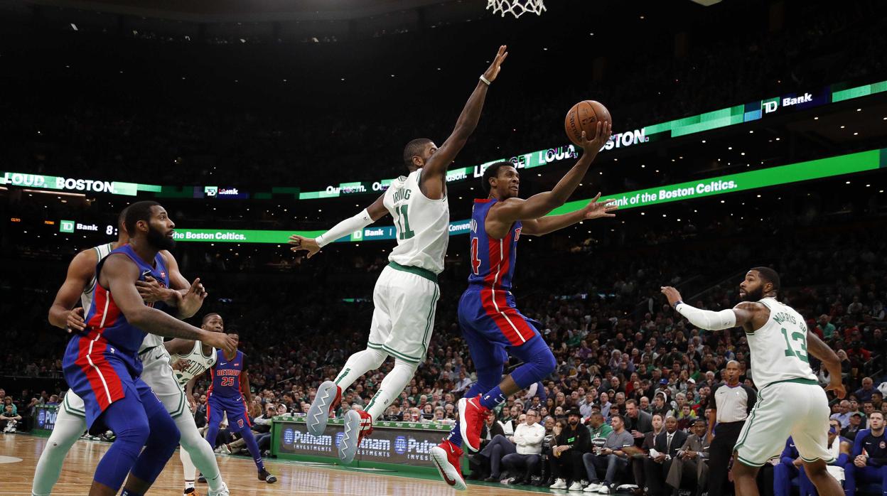 Una imagen del partido de los Celtics