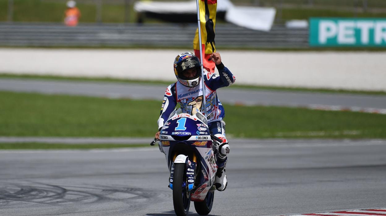 Jorge Martín, tras ganar en el Gran Premio de Malasia