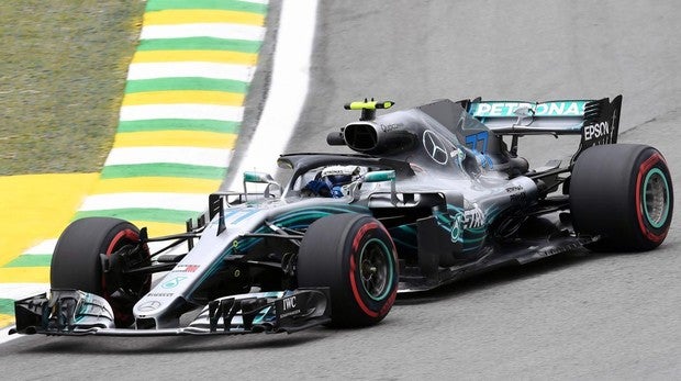 Bottas se lleva la segunda tanda de entrenamientos libres en Brasil