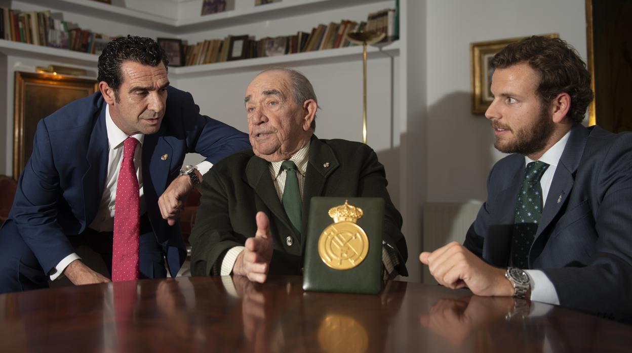 Luis Beneyto, Luis Miguel Beneyto, Florentino Pérez y Javier de Zunzunegui Beneyto