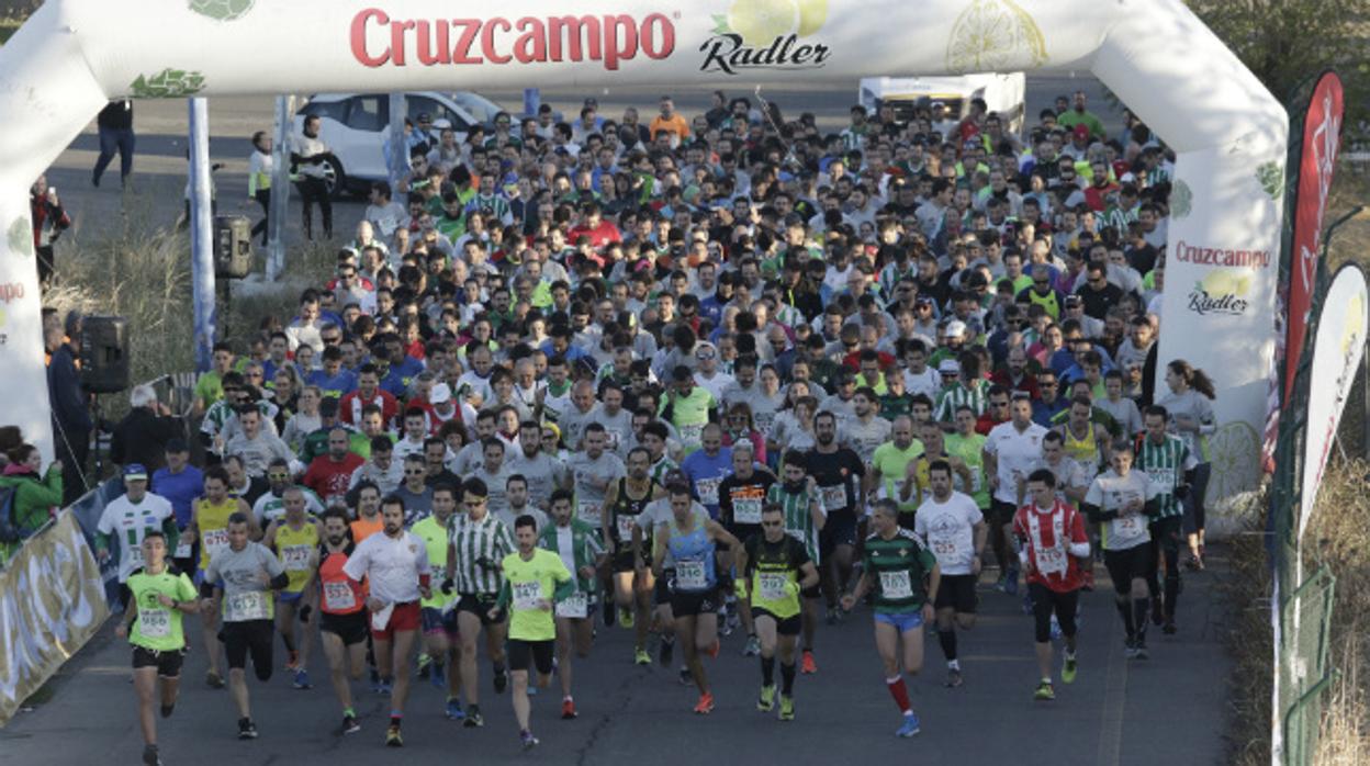 Momento de la edición del año pasado de la Carrera ABC de las Aficiones