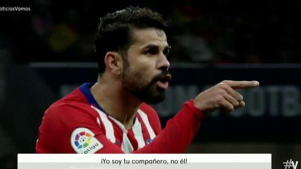 Reproche de Diego Costa a Griezmann: «¡Yo soy tu compañero, no él!»