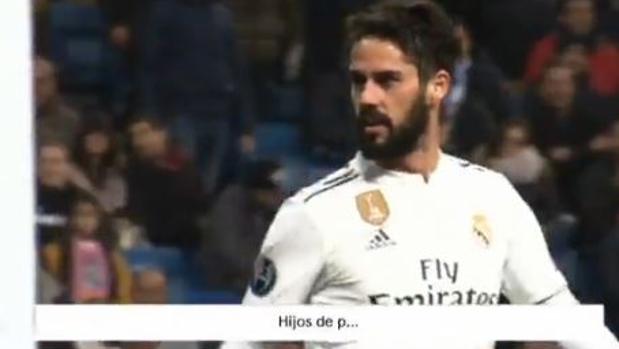 El insulto de Isco a la grada del Bernabéu