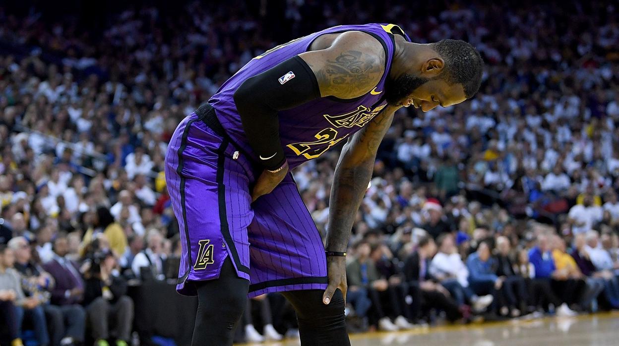 LeBron James, jugador de Los Ángeles Lakers