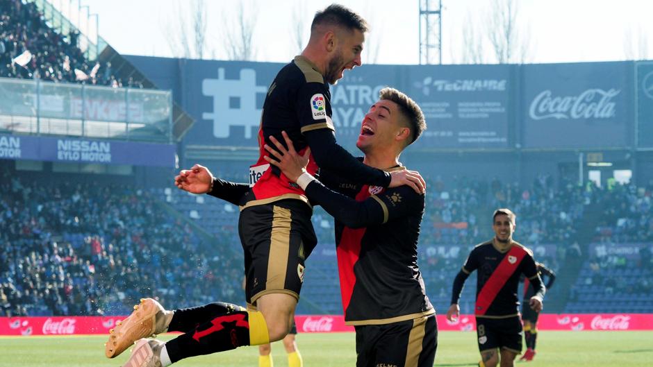 Gol de Medrán (0-1) en el Real Valladolid 0-1 Rayo Vallecano