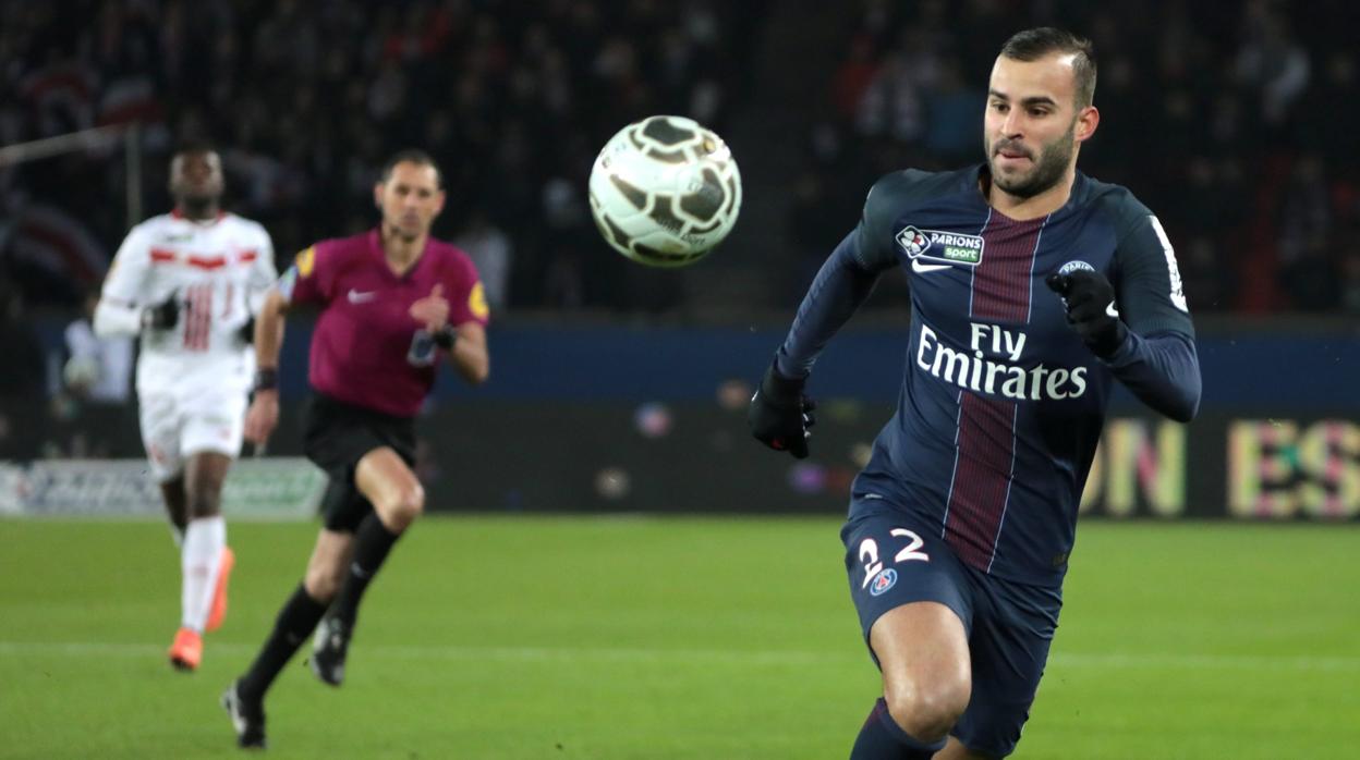 Jesé, durante uno de sus partidos con el PSG