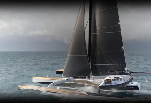 «Spindrift 2» vuela a 30 nudos a por el récord Jules Verne