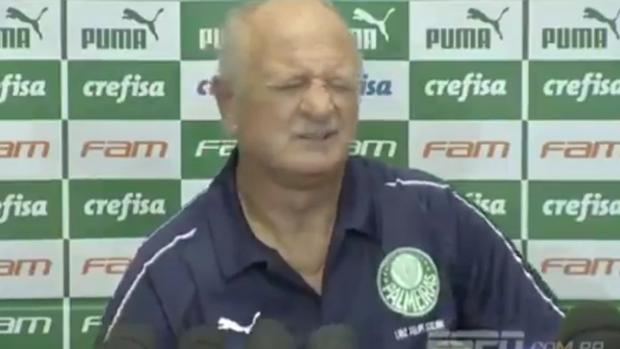 El mal rato de Scolari ante la prensa