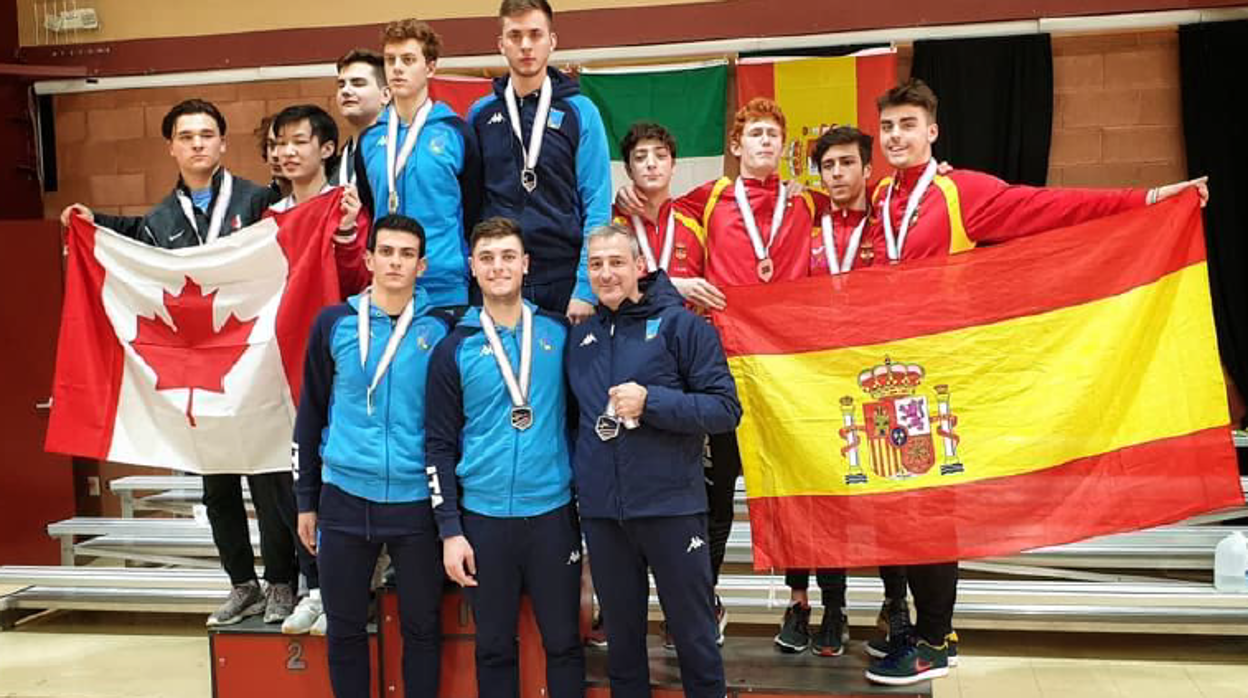 España, bronce en la Copa del Mundo de sable masculino júnior