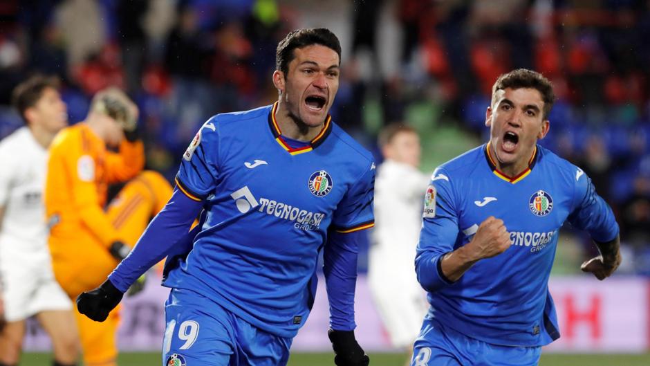 Copa del Rey (ida de cuartos de final): Resumen y gol del Getafe CF 1-0 Valencia CF