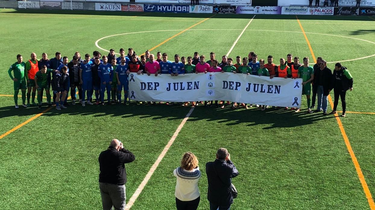 Atlético Mancha Real y CD El Palo homenajean a Julen