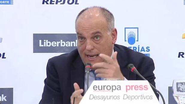 Tebas: «El partido de Miami ocupa el dos por ciento de mi pensamiento estratégico»