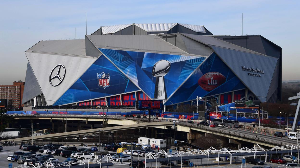 Mercedes Benz-Stadium, el imponente escenario de la final de la Super Bowl