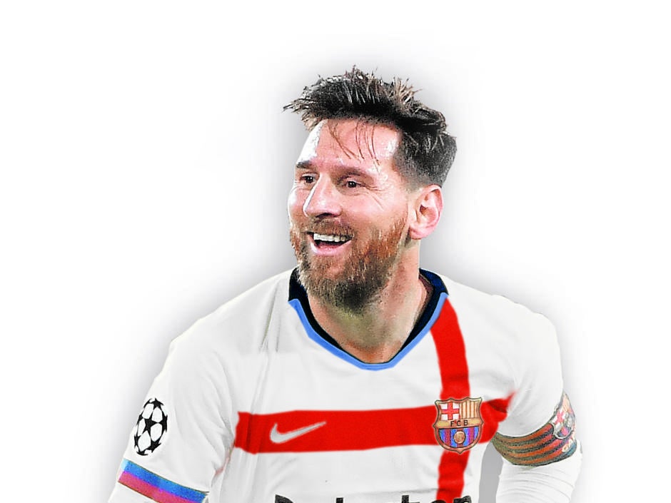 Así luciría Messi de blanco