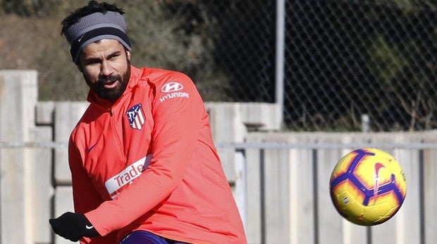 Diego Costa ya entrena con sus compañeros