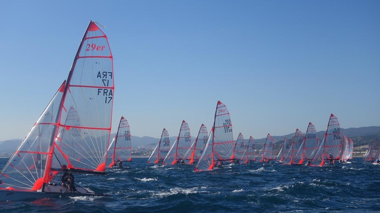 La Medsailing Eurocup arranca con récord de participación de 29er con 79 inscritos