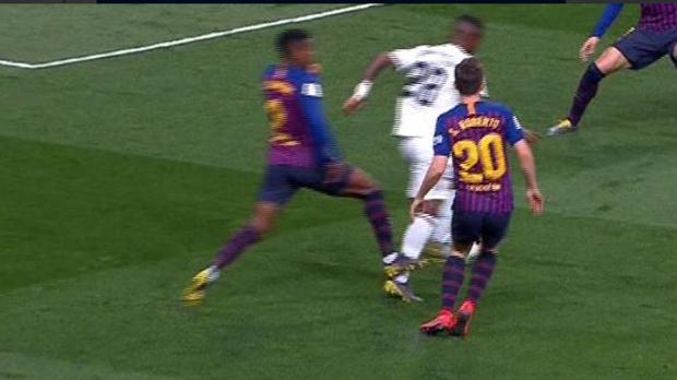 El posible penalti de Semedo a Vinicius