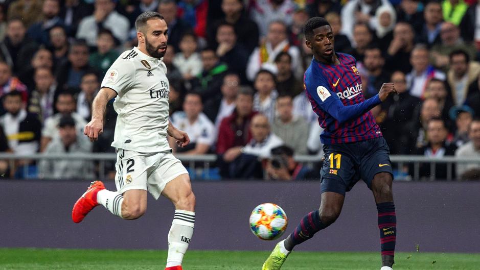 El «baile» de Dembélé que dejó a Carvajal por los suelos