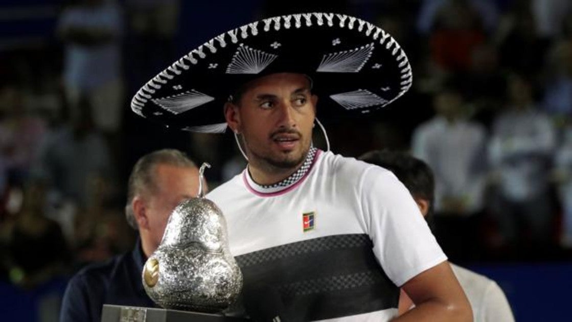 Kyrgios, tras ganar la final de Acapulco