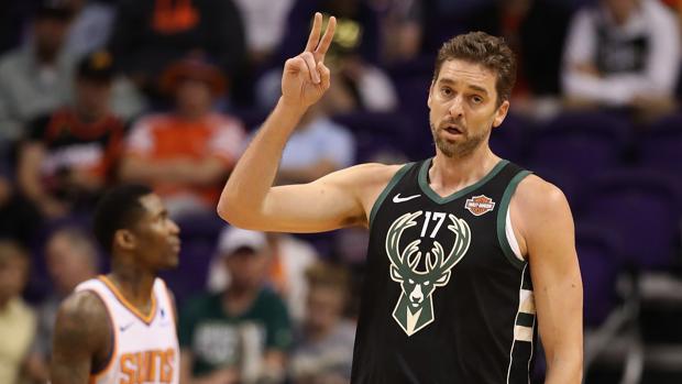 Gasol debuta en los Bucks con una amarga derrota ante los Suns