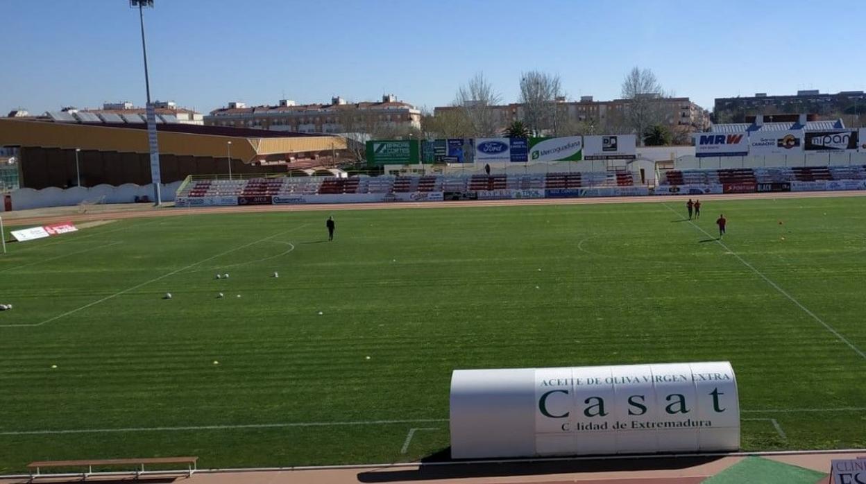 Estadio Vicente Sanz, el campo donde Don Benito y Atlético Sanluqueño han empatado