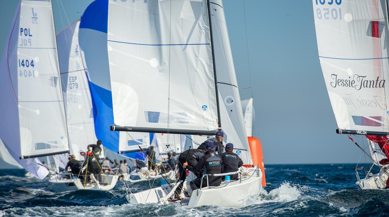 Fantástico viento de Garbí al arrancar el último fin de semana de las Barcelona Winter Series