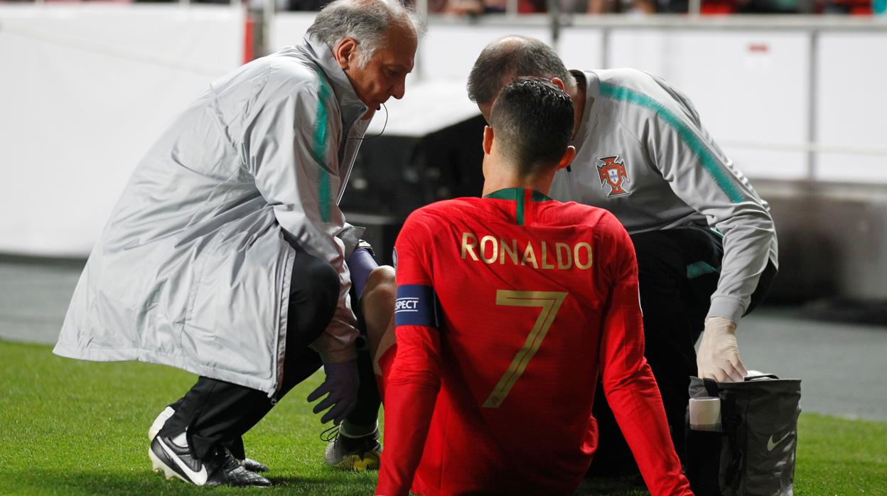 Pánico en Turín por la lesión de Cristiano con Portugal