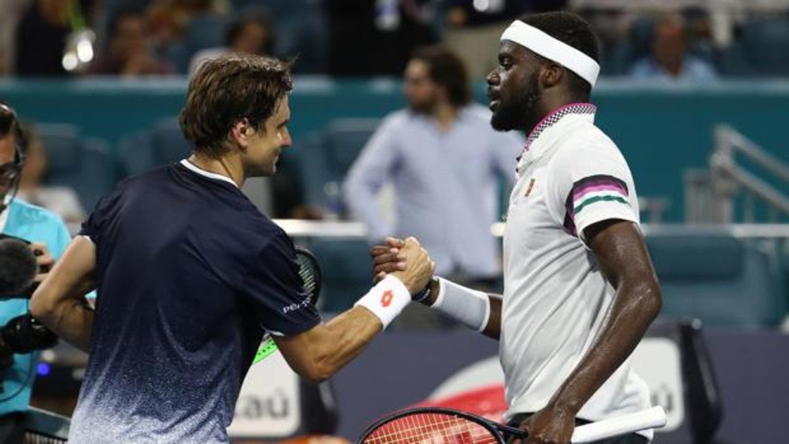 David Rerrer y Frances Tiafoe