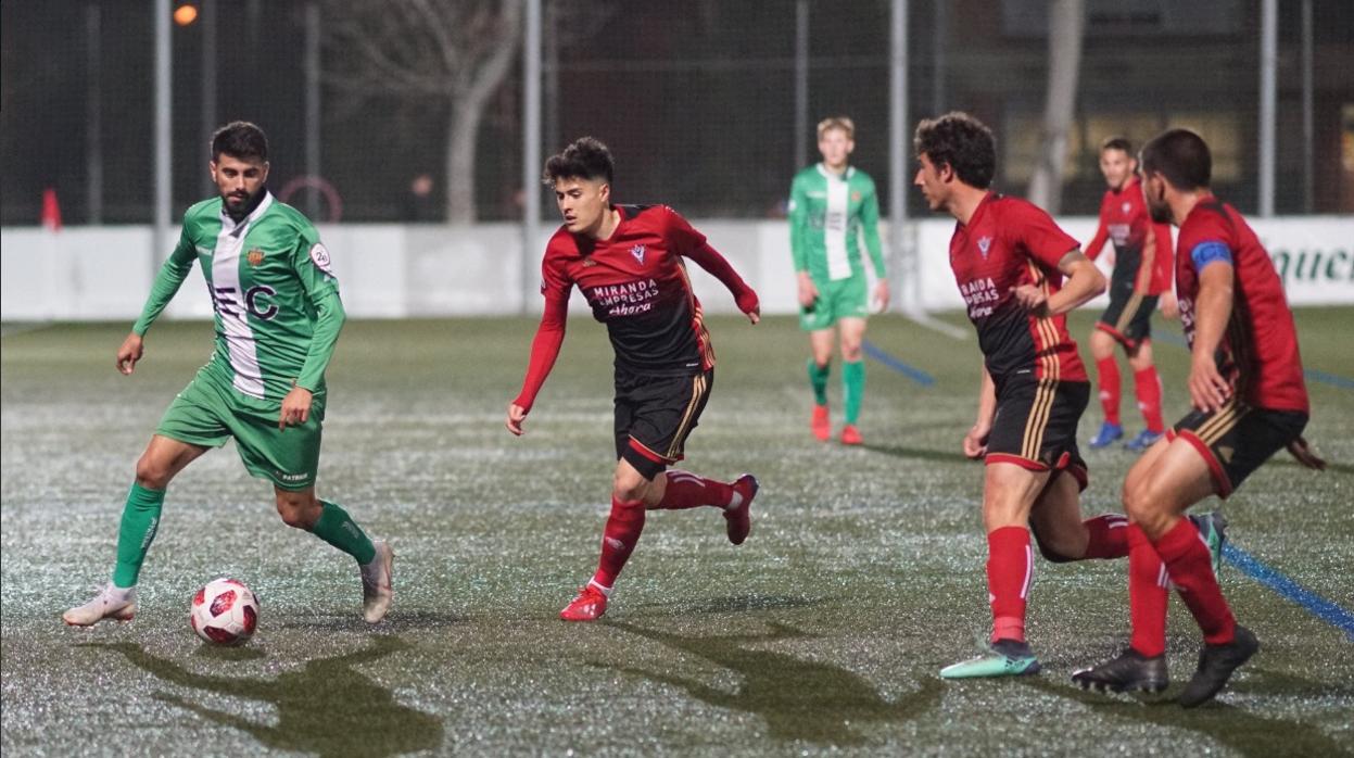 Final de la Copa Federación, en la que el Mirandés se ha proclamado campeón ante el Cornellá