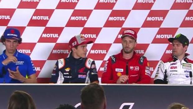 Márquez: «Honda trata de entender la pieza de Ducati»