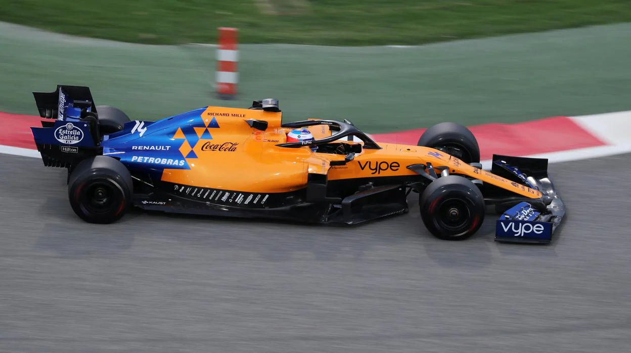 Alonso, al volante del McLaren