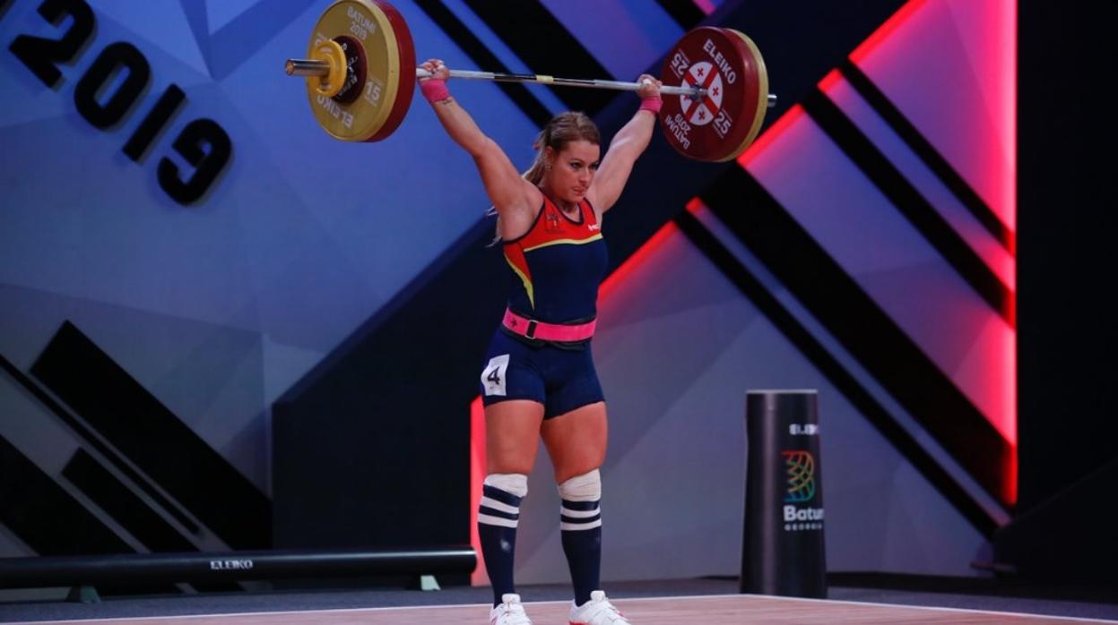 Lydia Valentín, subcampeona de Europa