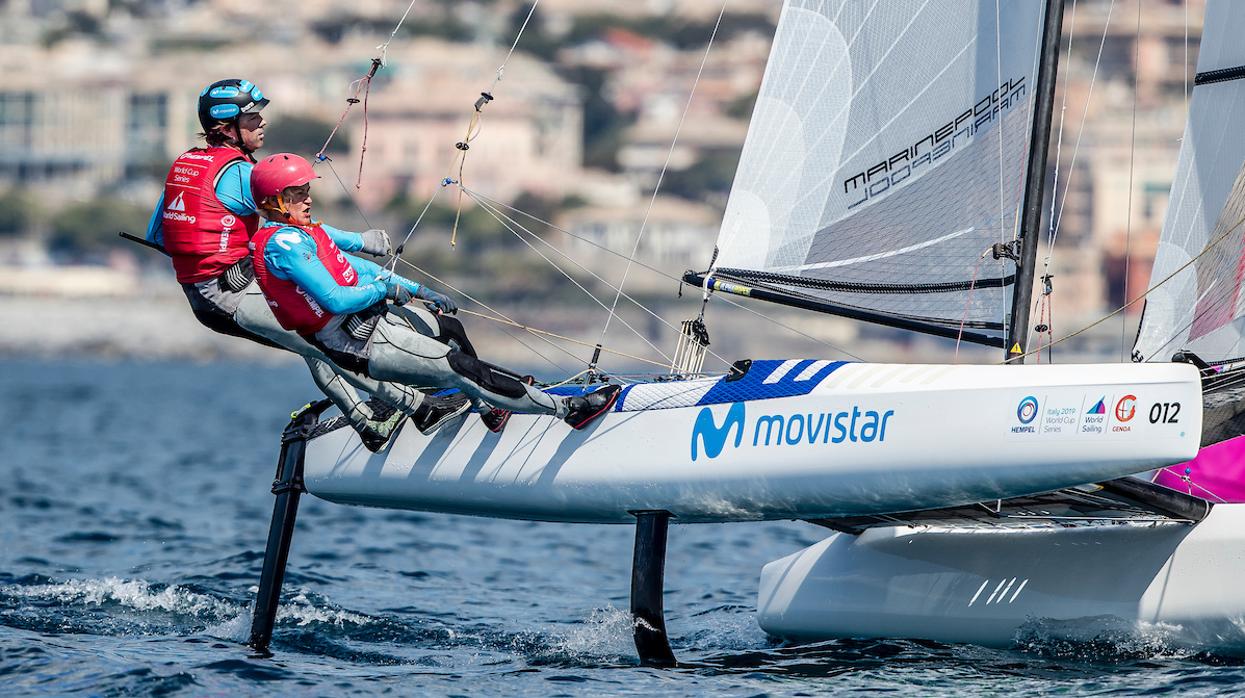 Martínez y Maslivets, segundos en Nacra 17 en Génova