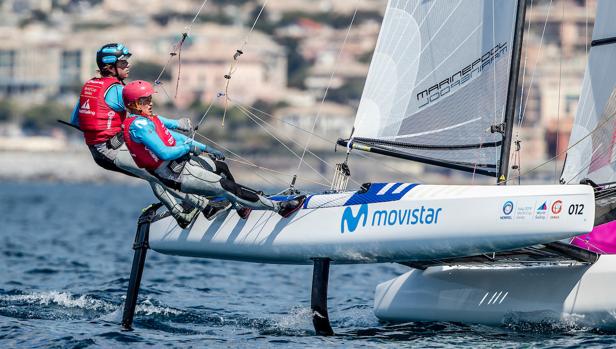Martínez y Maslivets, segundos en Nacra 17 en Génova