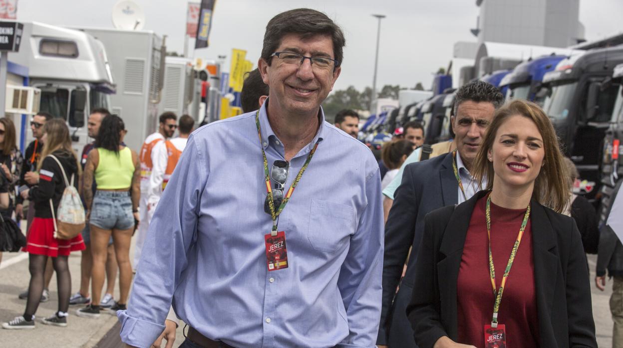 Juan Marín, vicepresidente de la Junta de Andalucía, en el Circuito de Jerez-Ángel Nieto.