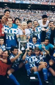Copa de 1995: El Deportivo sumó el primer título a sus vitrinas tras ganar la final al Valencia