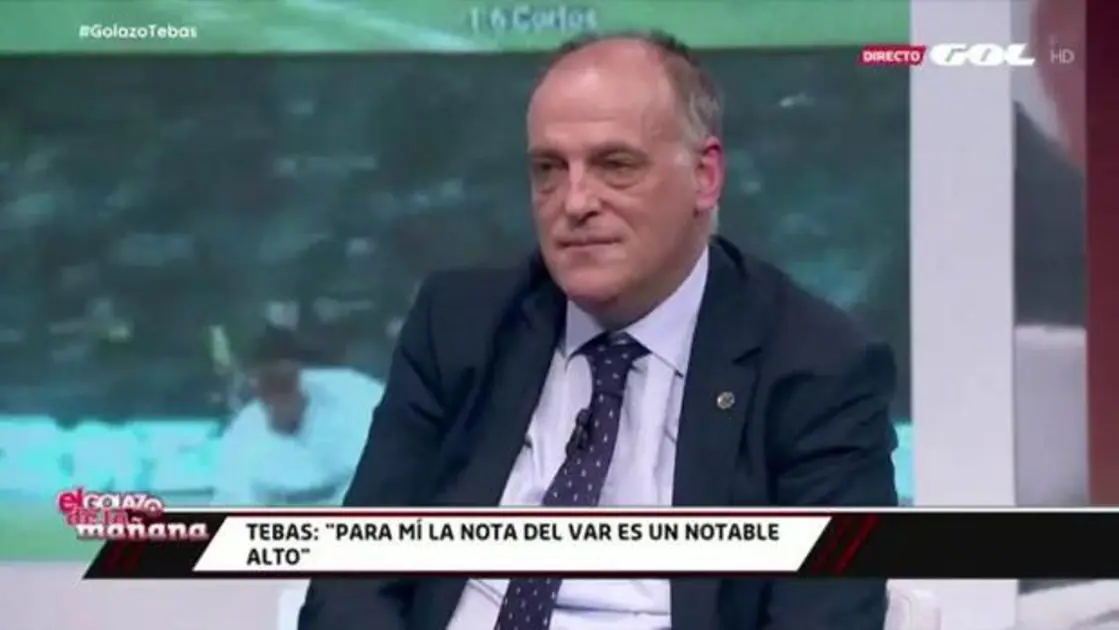 Javier Tebas: «Estoy en un nivel 7-8 de preocupación por la Superliga»
