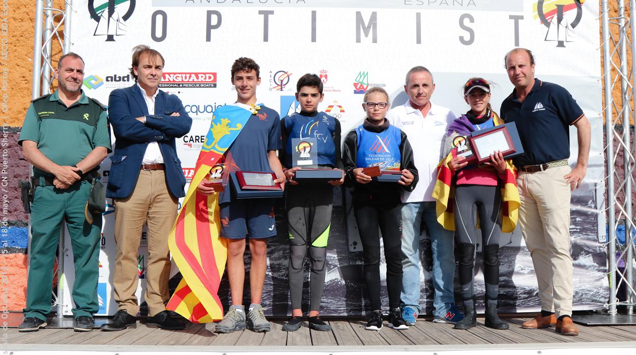 María Perelló y Pol Núñez, campeones de la Copa de España de Optimist