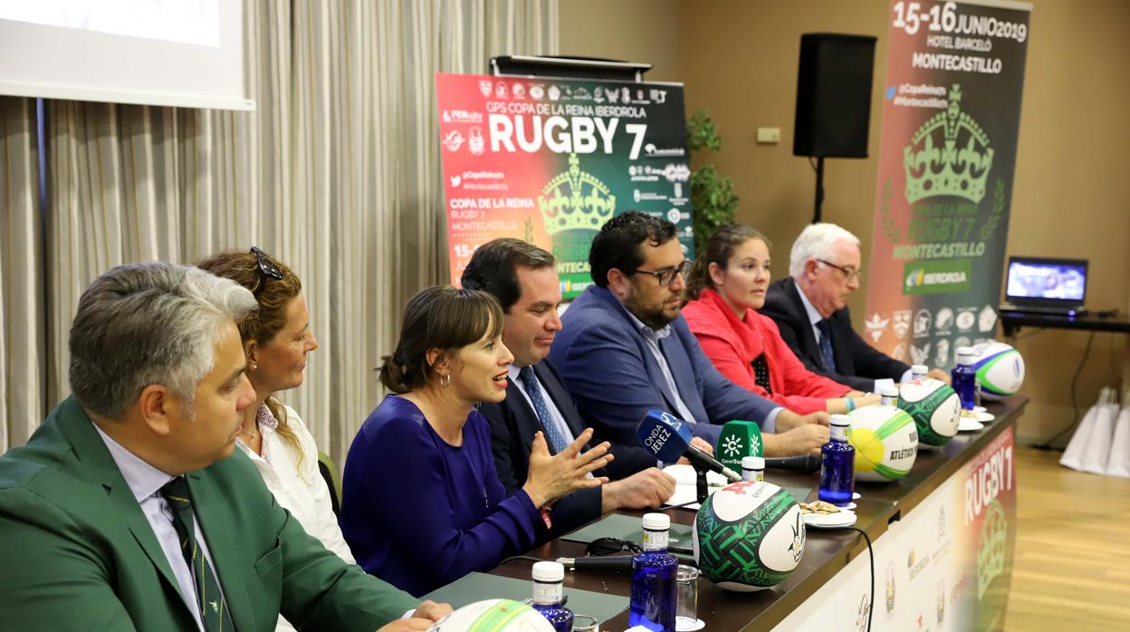 Presentación de la Copa de la Reina ‘Iberdrola’ de Rugby Femenino en el Hotel Barceló Montecastillo