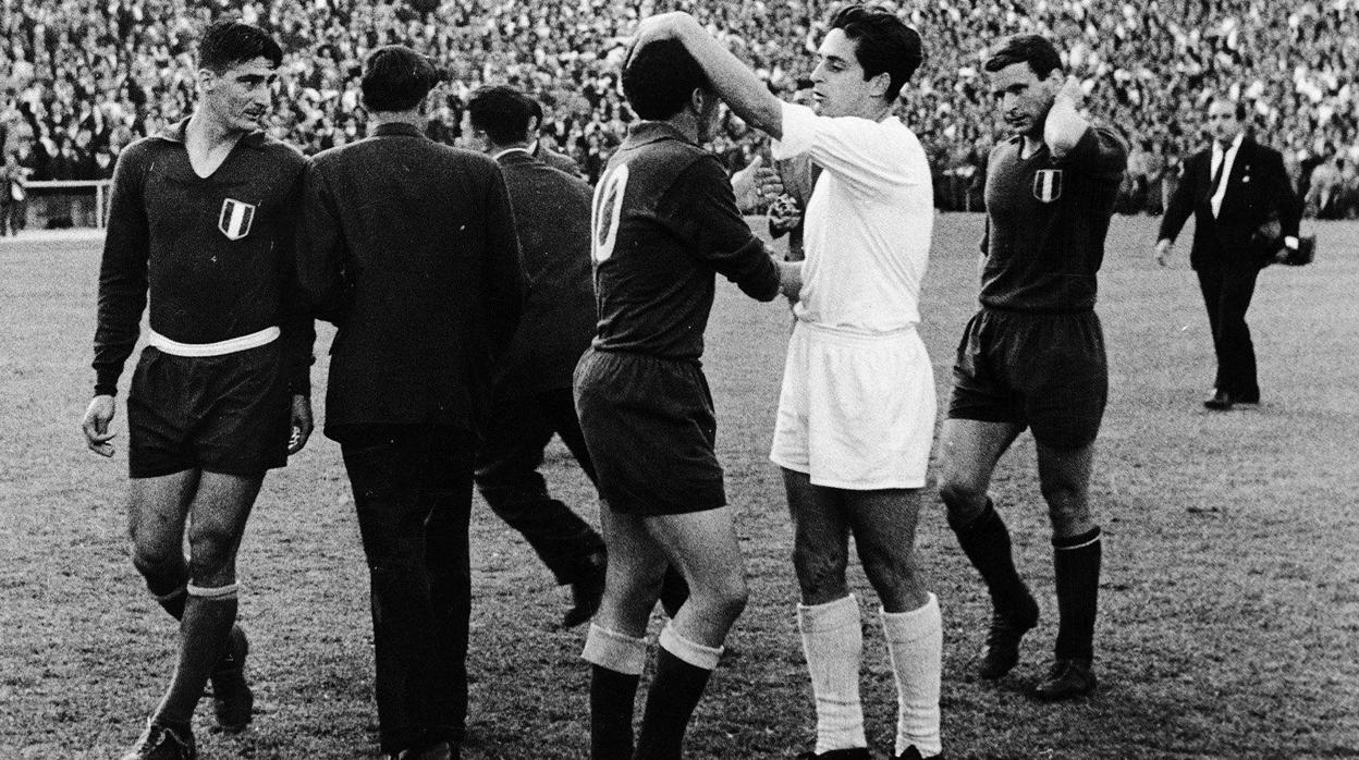 La primera final de la Copa de Europa en España, en 1957