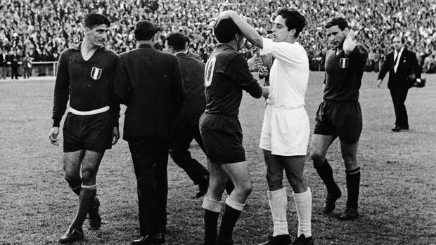 La primera final de la Copa de Europa en España, en 1957