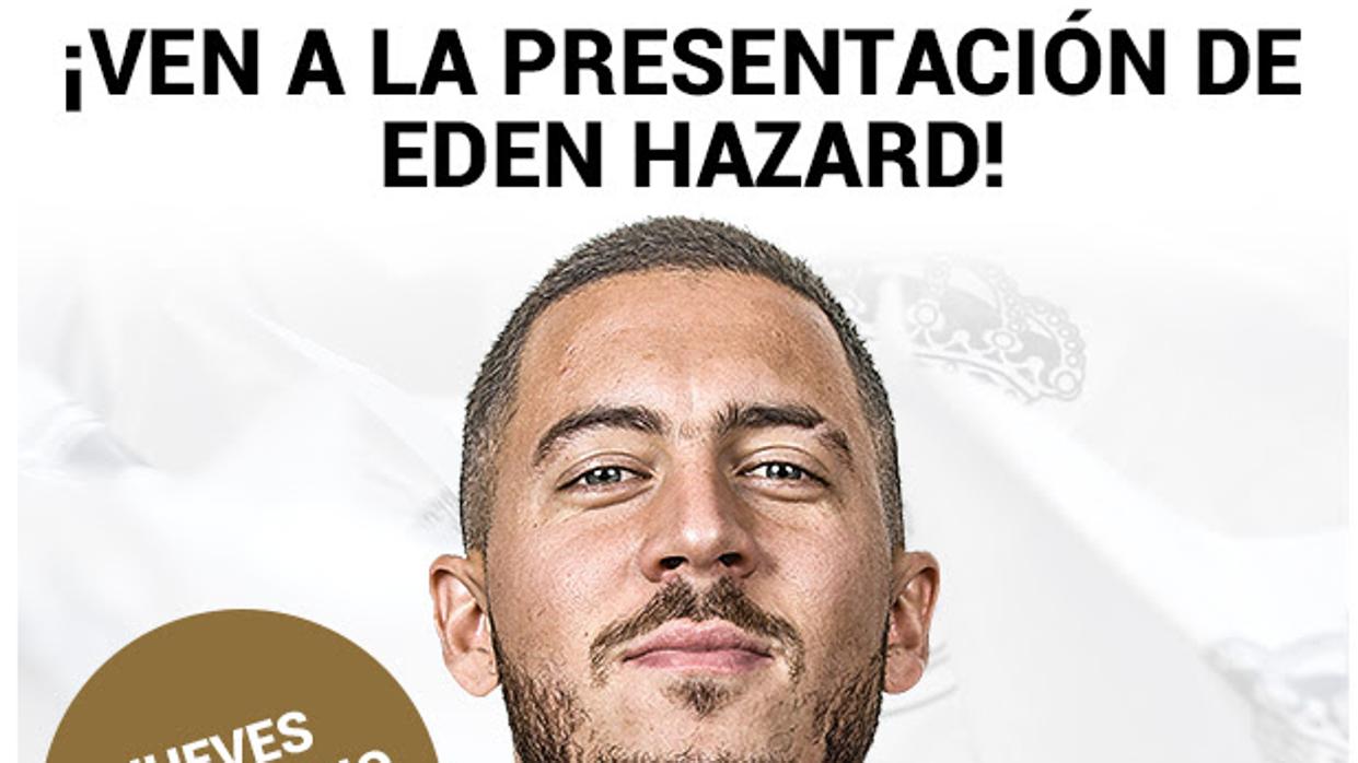 El Madrid convoca a sus socios vía email para llenar el Bernabéu en la presentación de Hazard