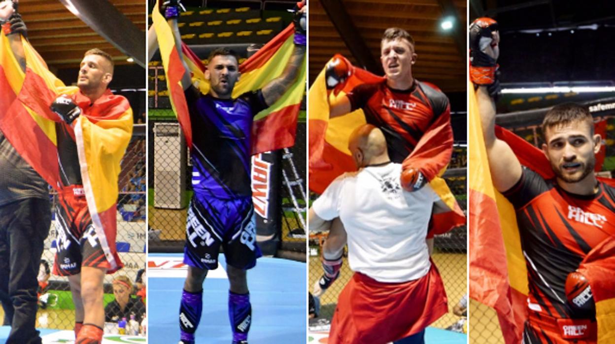 Álvaro Ucendo, Hecher Sosa, Antoni Martí y Rafael Calderón se subieron al podio del Europeo