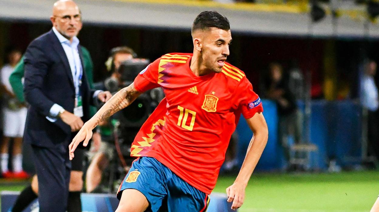 Dani Ceballos, durante el partido ante Italia